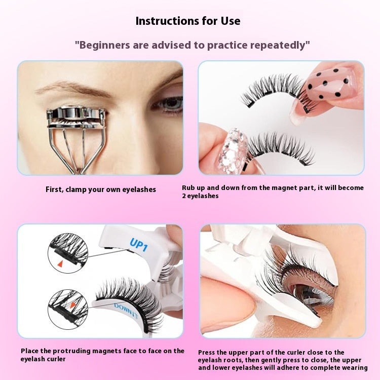 Soft Magnetic Soft Eyelashes Thick And Lasting Can Be Repeated