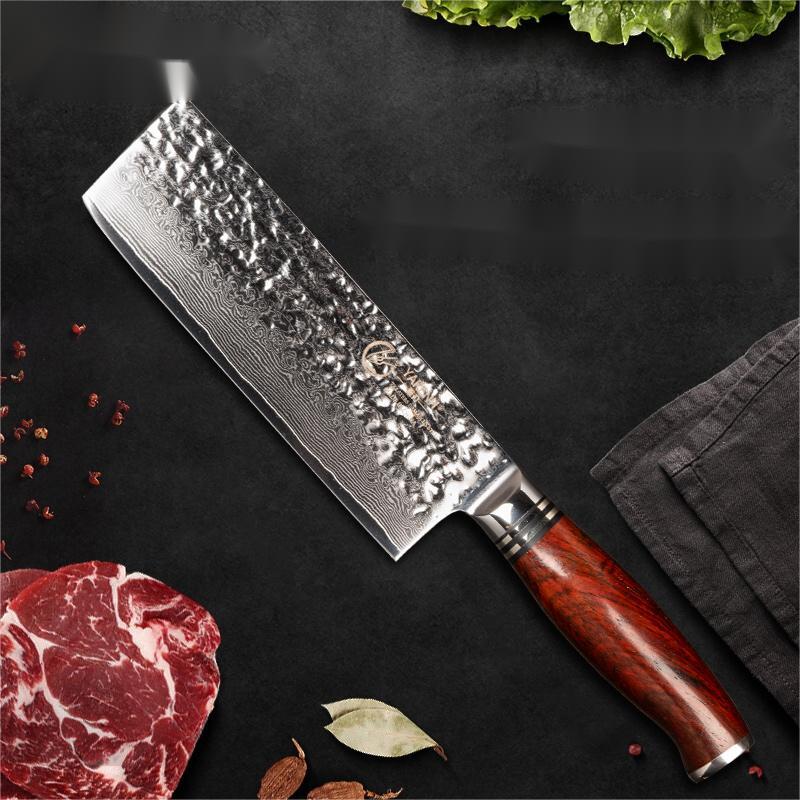 Damascus Steel Knife Professional Fruit Cutter