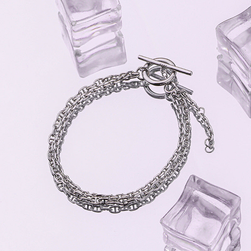 Bijoux en argent sterling, vent froid, luxe léger, personnalité