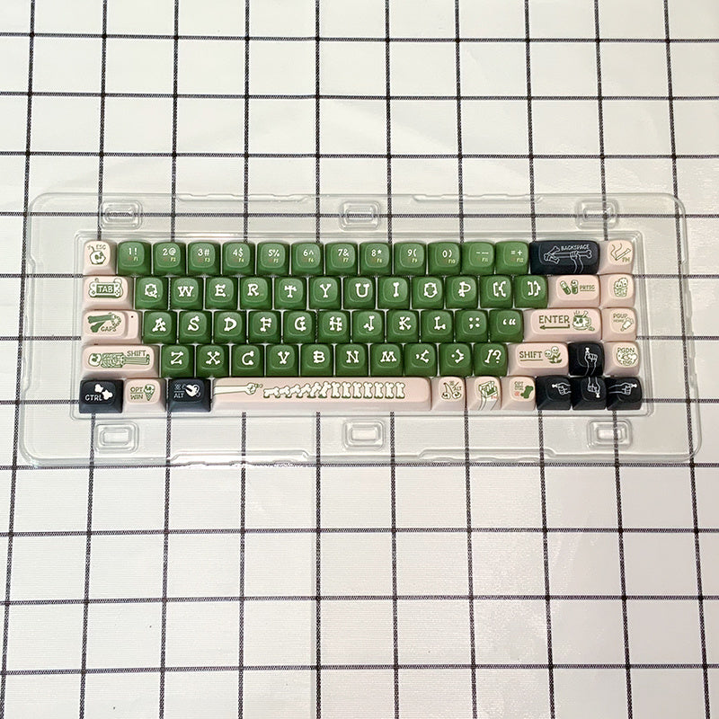 Mechanical Keyboard Original Theme Thermal Sublimation Process Keycaps
