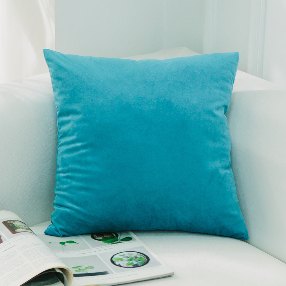 Coussin de canapé en daim hollandais, coussin lombaire de bureau, oreiller de tête de lit en velours