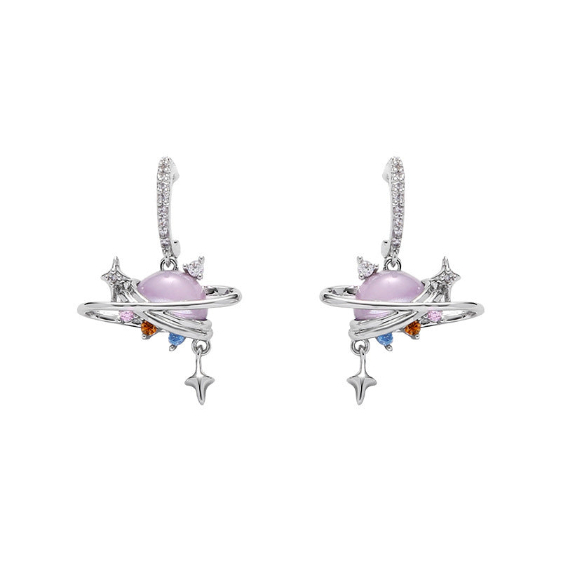 Fashion Personality Planet Earrings Women