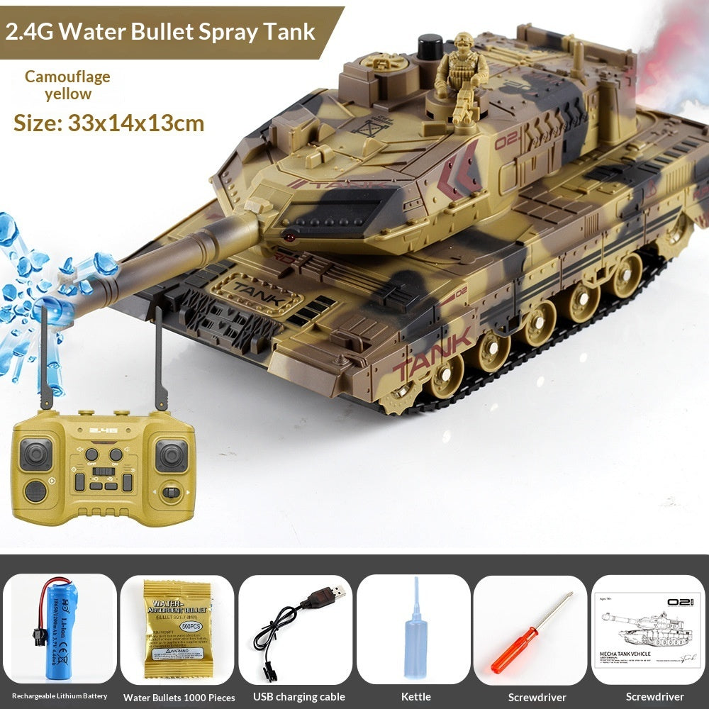 Remote Control Tank Firing Water Pellets Vs Armored Vehicle Model Toy