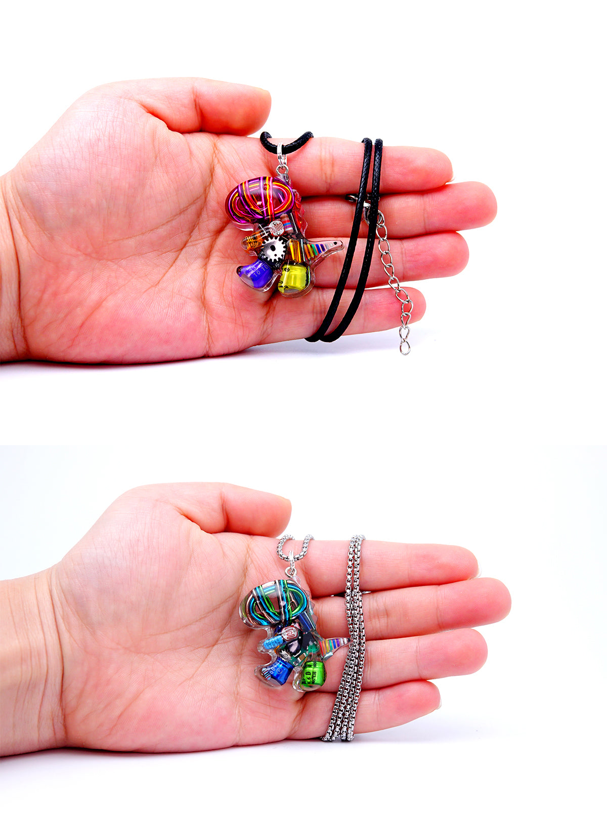 Original Design Small Dinosaur Necklace Niche Keychain