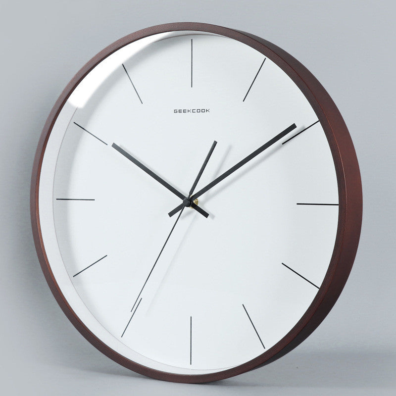 GeekCook Simple Nordic Modern Wall Clock Self-made