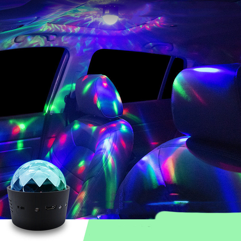 Fashion Personality Atmosphere Light Usb Charging Car
