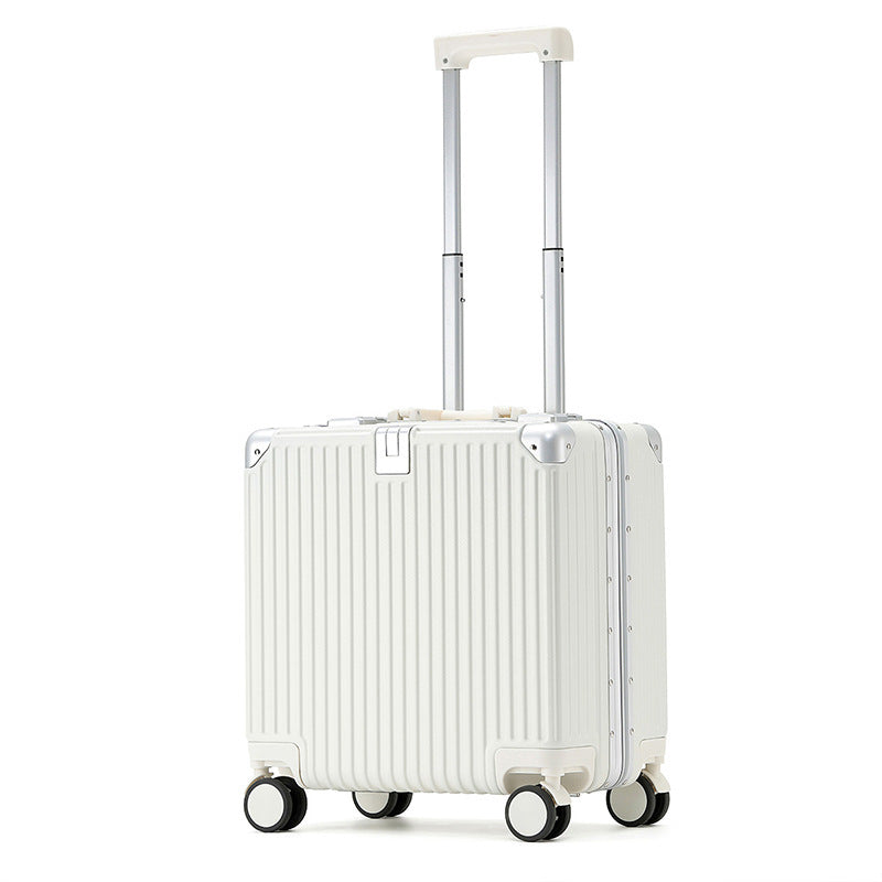 Multi-functional Aluminum Frame 18-inch Trolley Case Small
