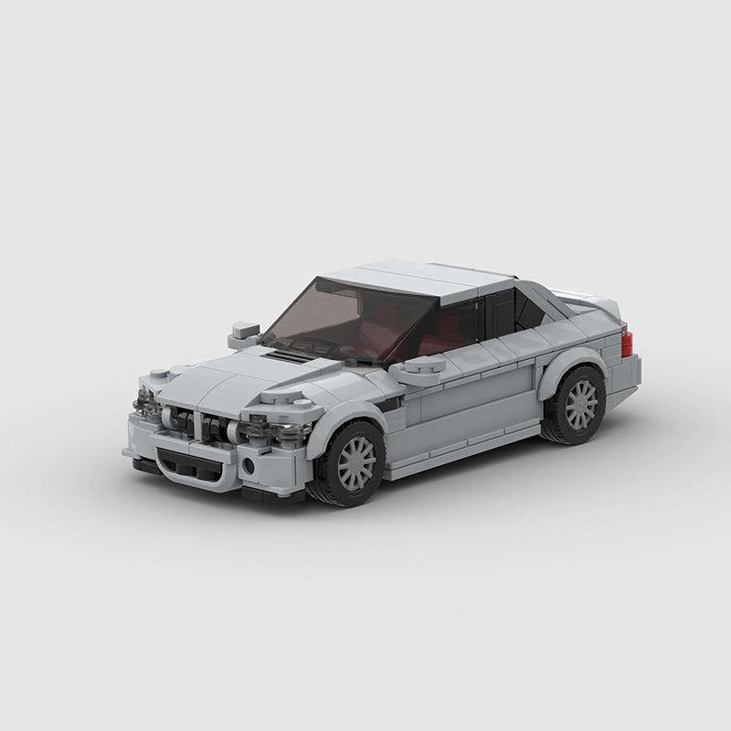 Running Car Building Block Small Particle MOC Puzzle Technology DIY Toy