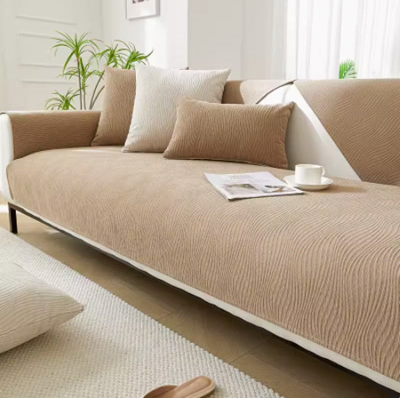 Four Seasons Universal Anti Slip Fabric Cover, Leather Sofa Cover