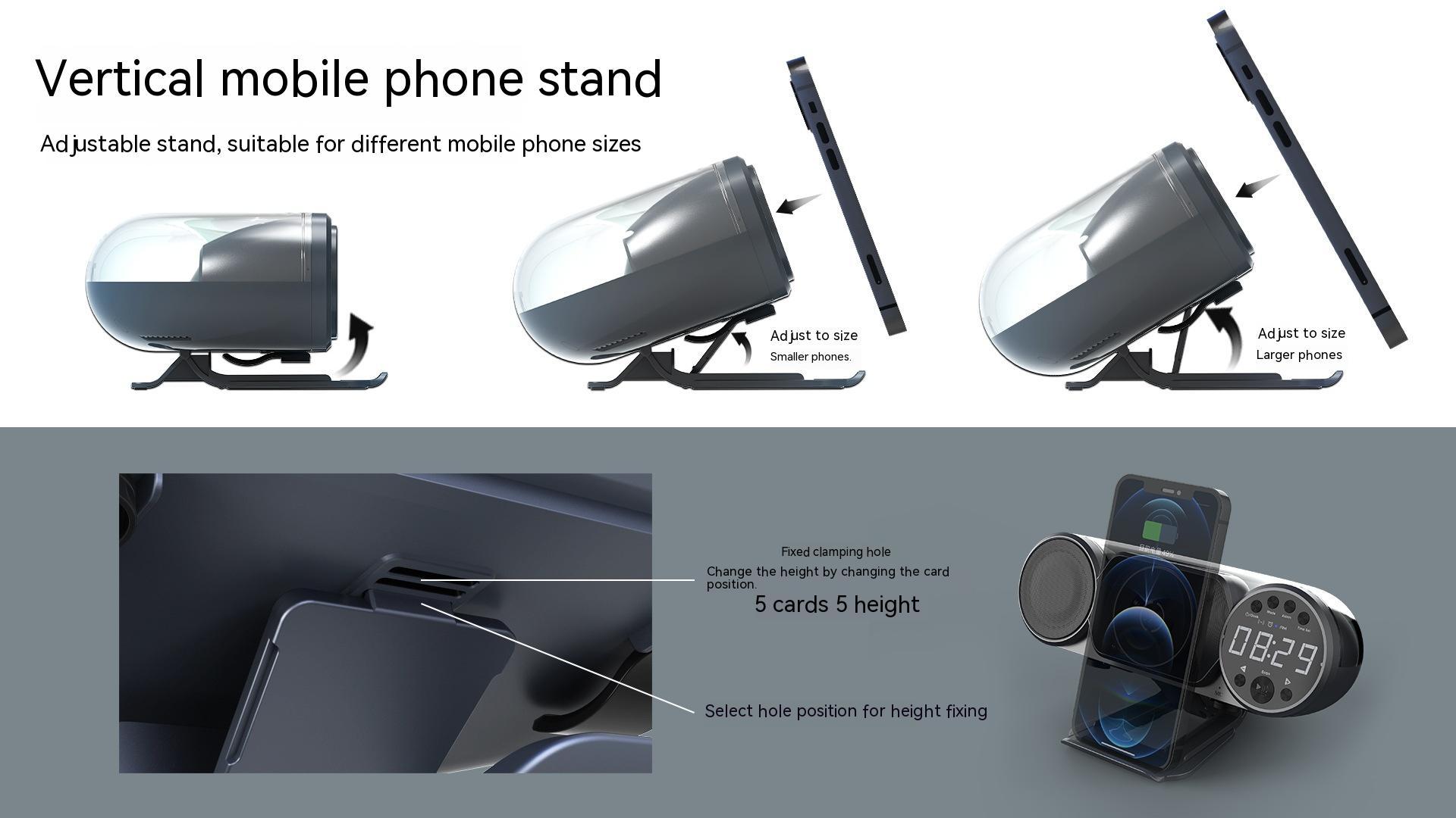 Ambience Light Wireless Charger Bluetooth Audio