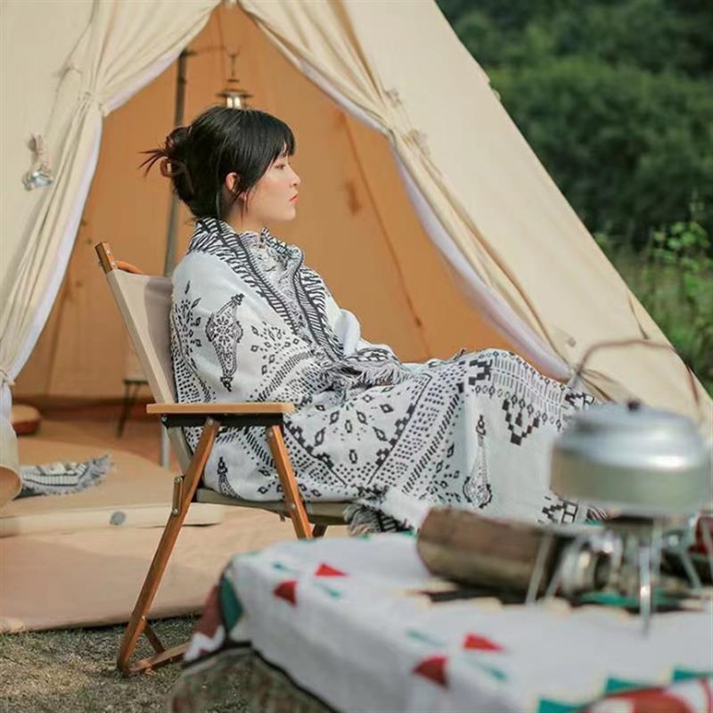 Creative Printed Woven Picnic Blanket