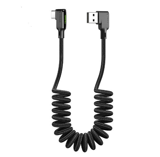 Two-way Fast Charging Spring Data Cable