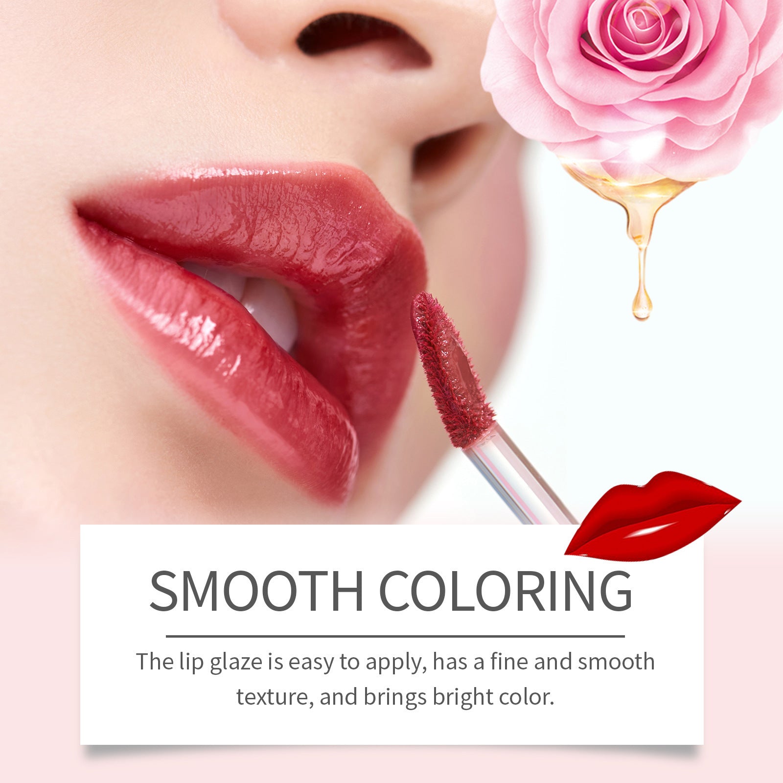 Double-headed Lip Liner Lip Lacquer Pen Two-in-one