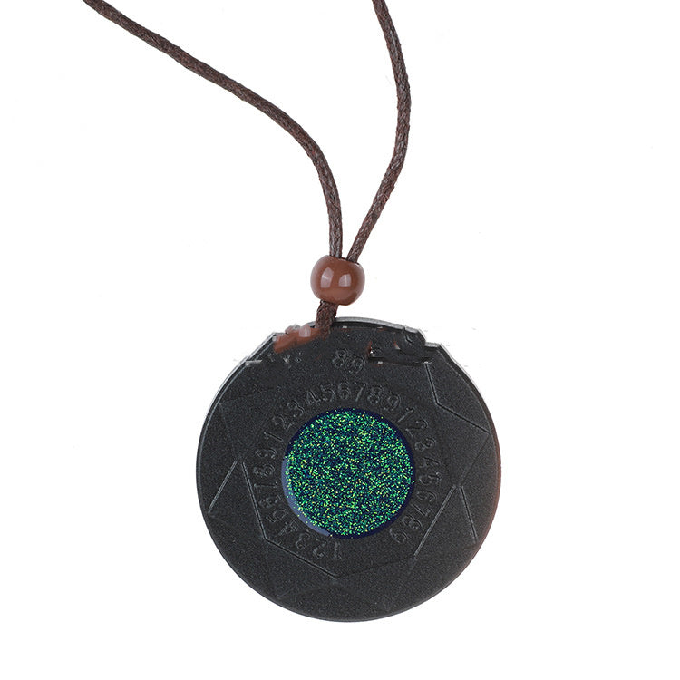 Fashion Green Heart Natural Stone Pendant