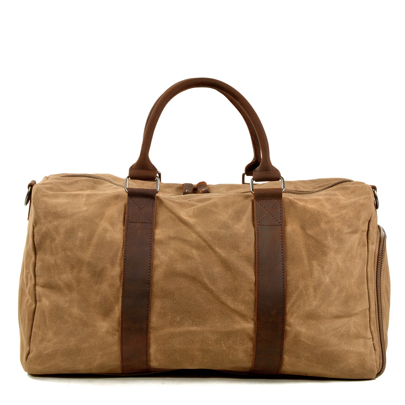Men's One-shoulder Portable Training Dry Wet Separation Swimming Large Capacity Canvas Luggage Travel Bag