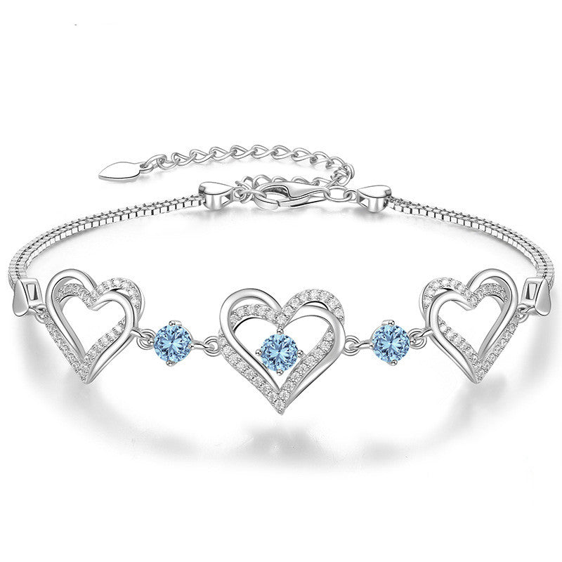 Twelve Birthday Crystal Bracelet Fashion Personality Hand Jewelry