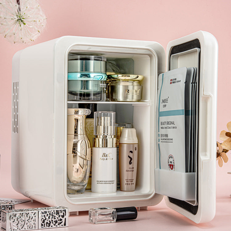 4L Cosmetics Beauty Mini Home Small Freezer Small Car Cooling And Heating Dual-use
