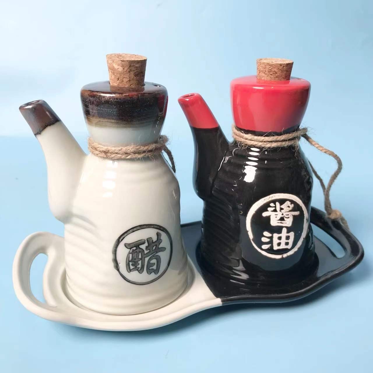 Oil Pot Soy Sauce Vinegar Pot Condiment Bottle