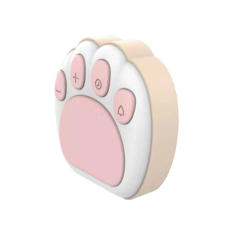 Cat's Claw Mini Alarm Clock Simple Luminous Mute