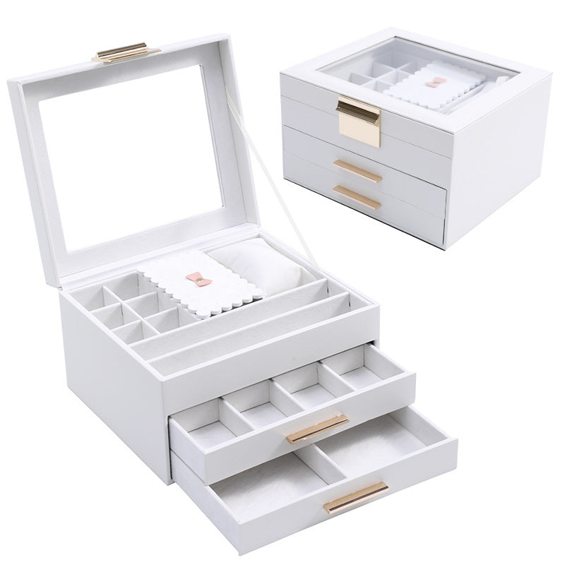 Large Three-layer Jewelry Display Organizer