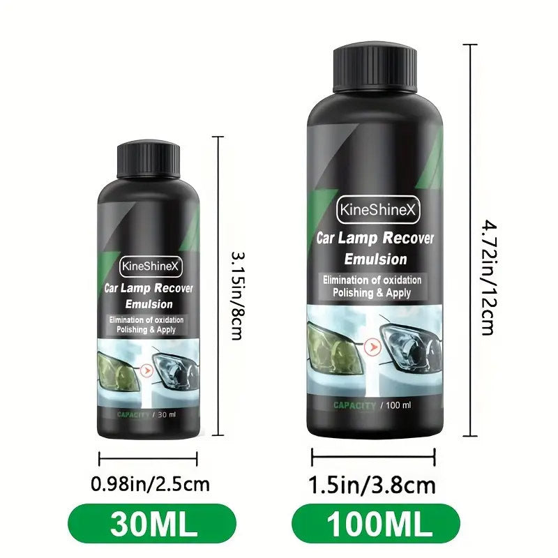 Car Headlight Restoration Repair Fluid Kit Tool