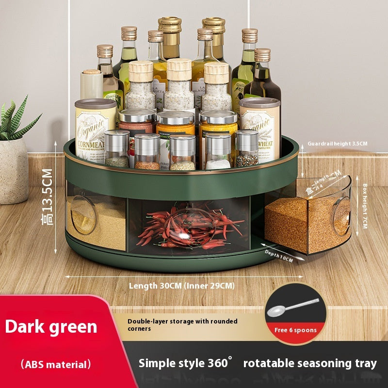 Table Rotating Seasoning Oil Salt Sauce Bottle
