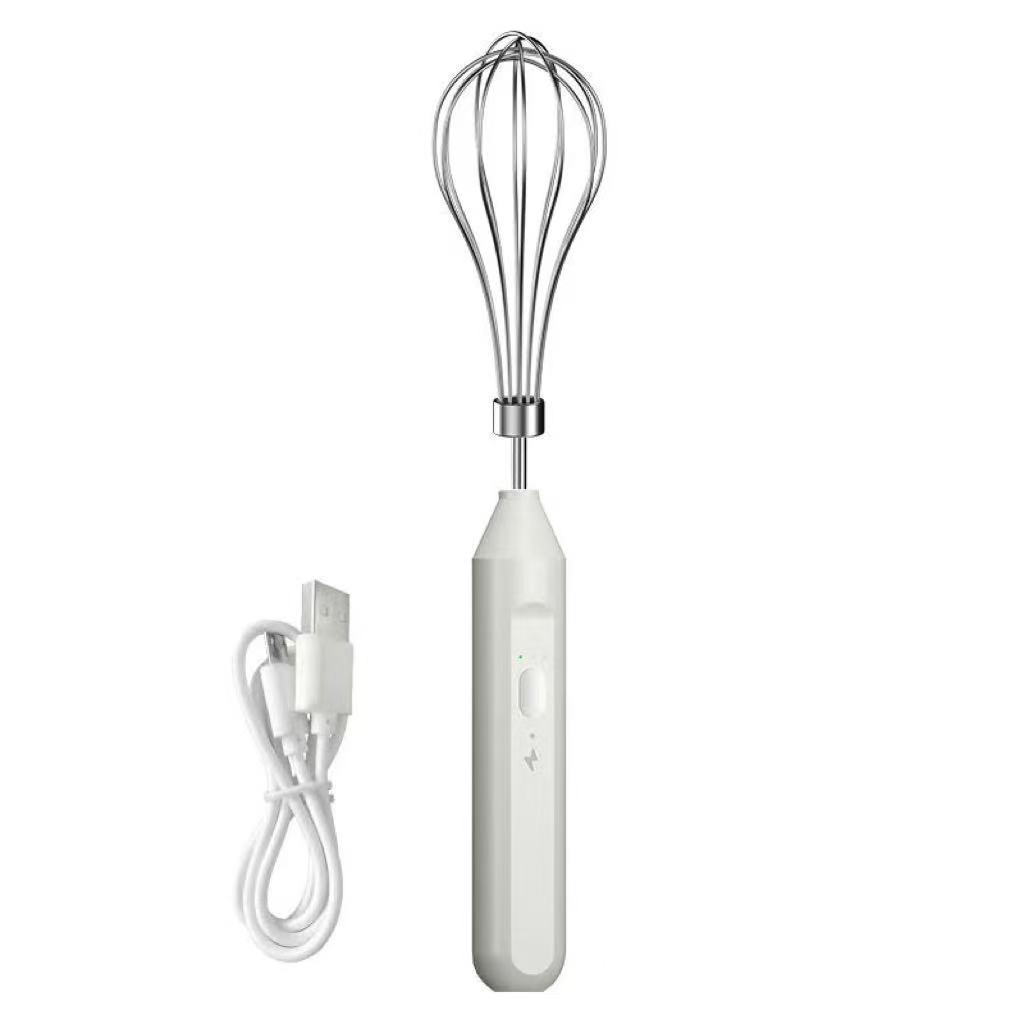USB Rechargeable Egg Beater And Milk Frother, Electric Frothing And Mixing Device For Coffee, Milk