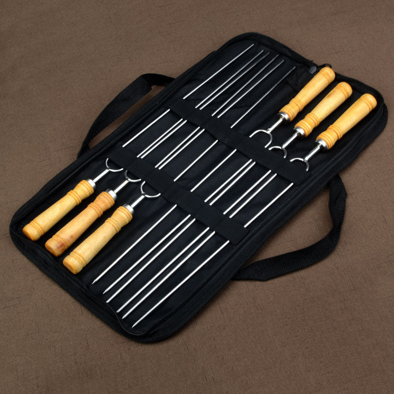 Outdoor Stainless Steel Barbecue Skewers And Barbecue Accessories