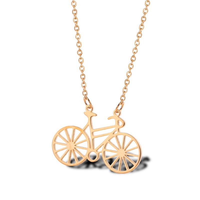 Simple And Clear New Style Bicycle Bicycle Necklace