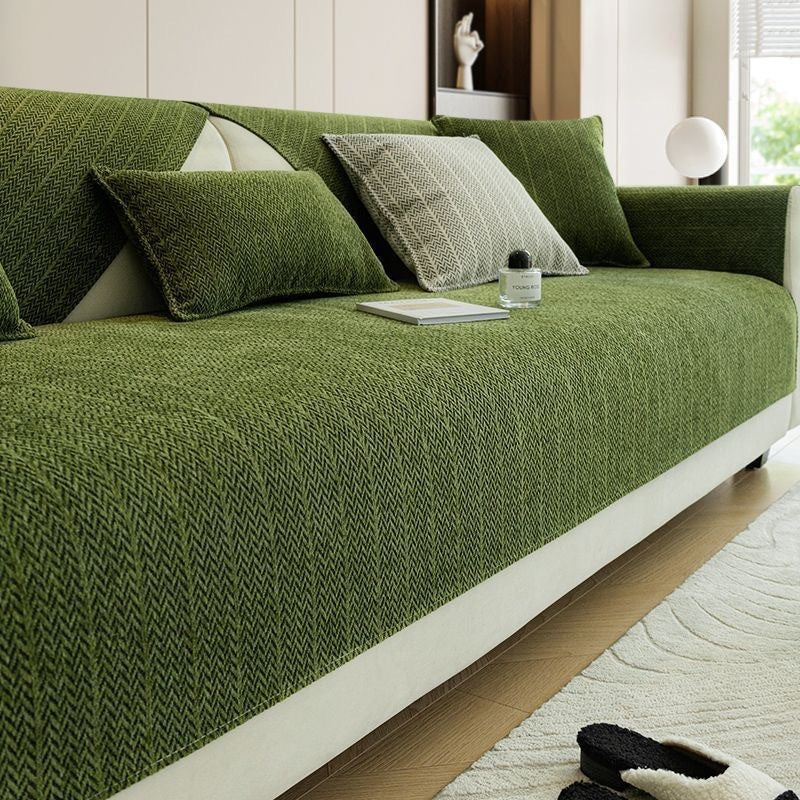 Sofa Cushion Chenille Non-slip High-grade Cover Towel
