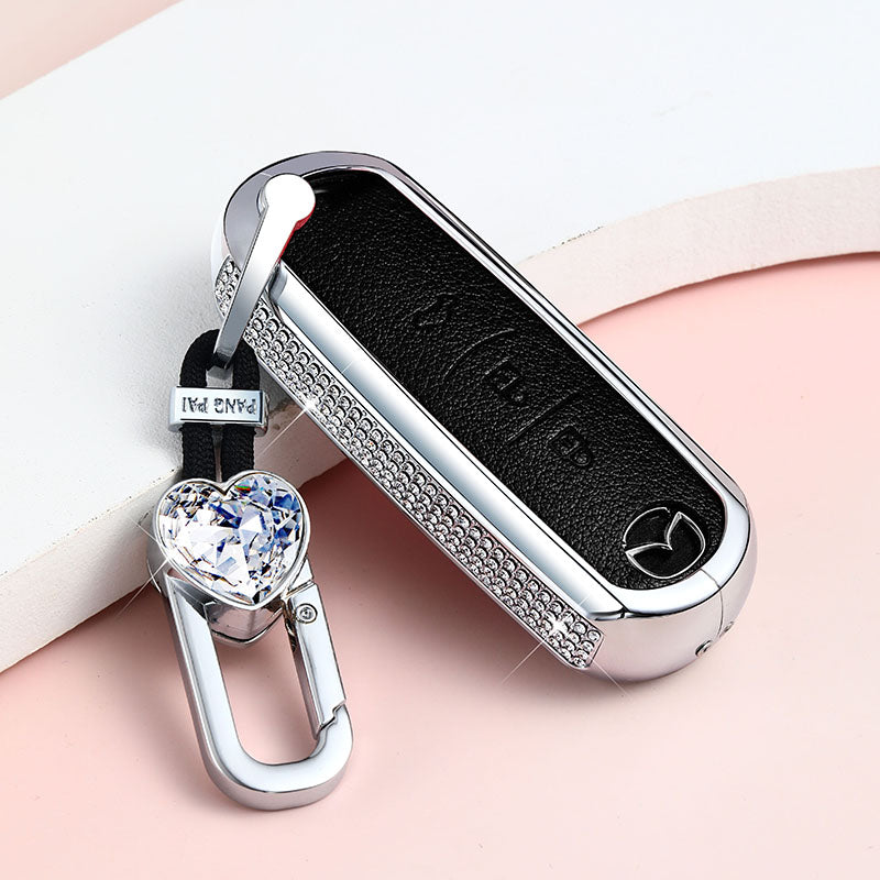 Diamond-encrusted Car Key Case Buckle Bag