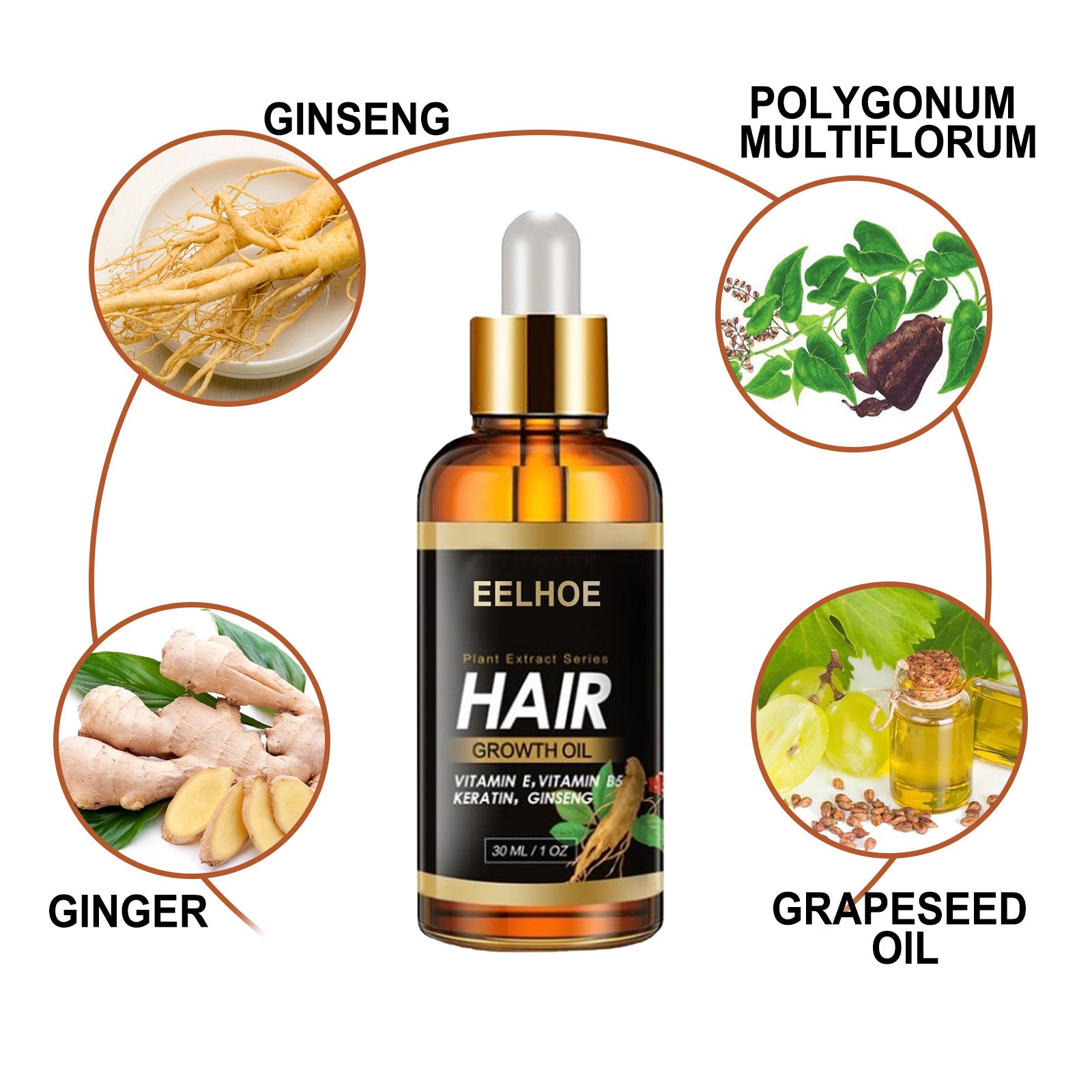 EELHOE Huile Essentielle Végétale pour Cheveux Coiffure Soin des Cheveux Huile Essentielle Cheveux Forts Réduire la Chute des Cheveux Cheveux Cassants Huile Essentielle Soin des Cheveux