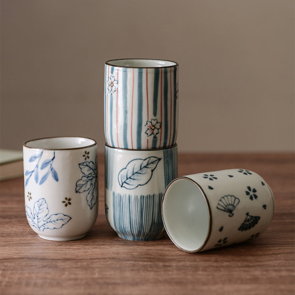 Home Straight Ceramic Small Tea Cup