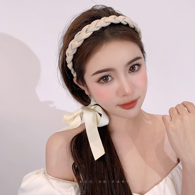 Hair Hoop Female Headdress Fried Dough Twist Braid Braided Hair Clip