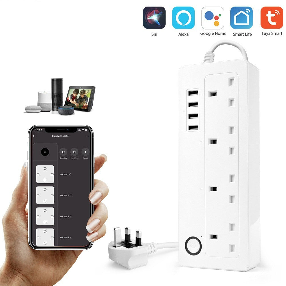 Graffiti Intelligent Remote WiFi British Standard Socket
