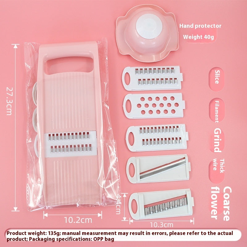 Kitchen Grater Household Slicer Multi-functional Hand Guard