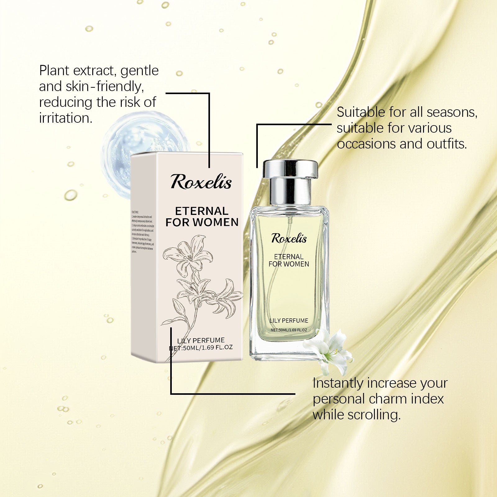 Lily Perfume Spray Lady Date Lasting Fragrance