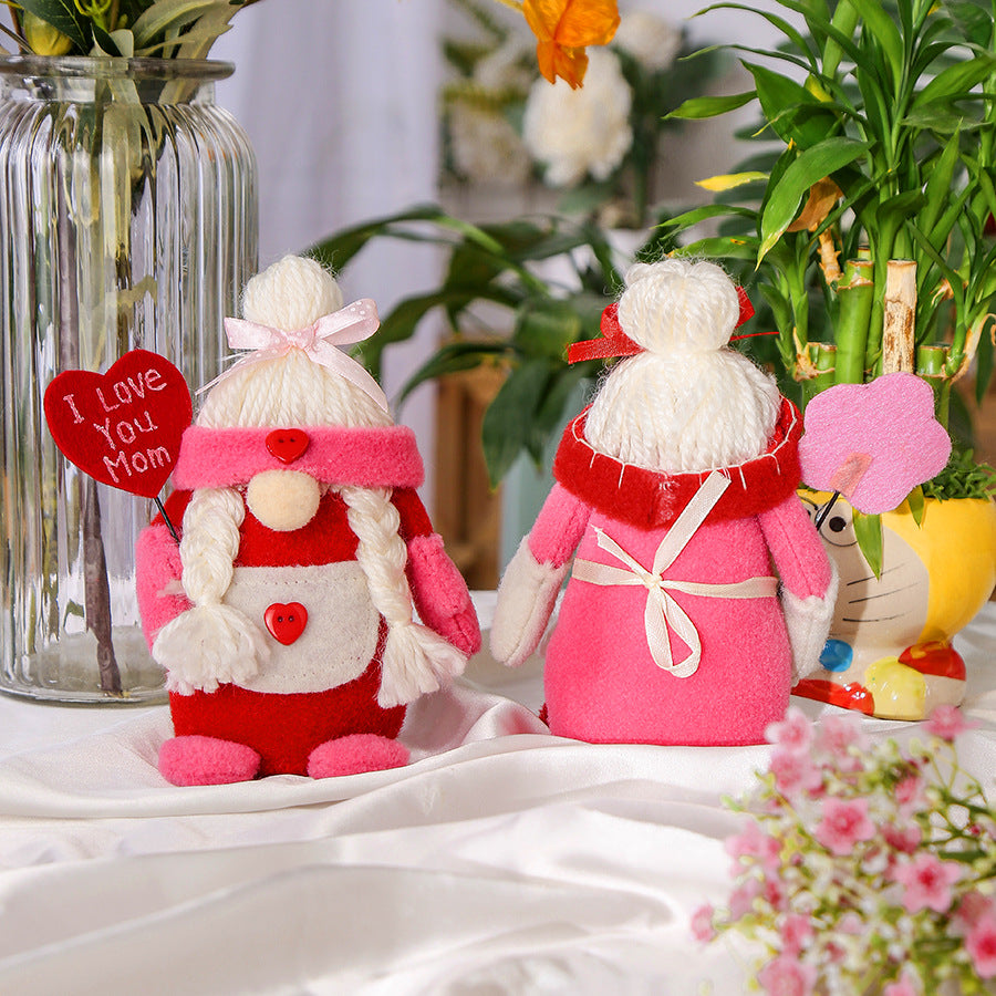 Mother's Day Cute Faceless Doll Decoration