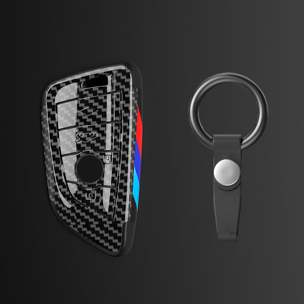 Car Carbon Fiber Key Case Buckle