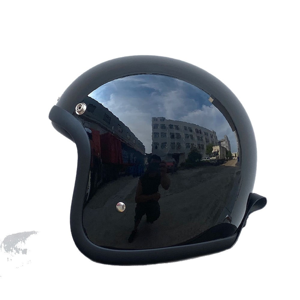 Helmet Men's And Women's Retro FRP Motorcycle