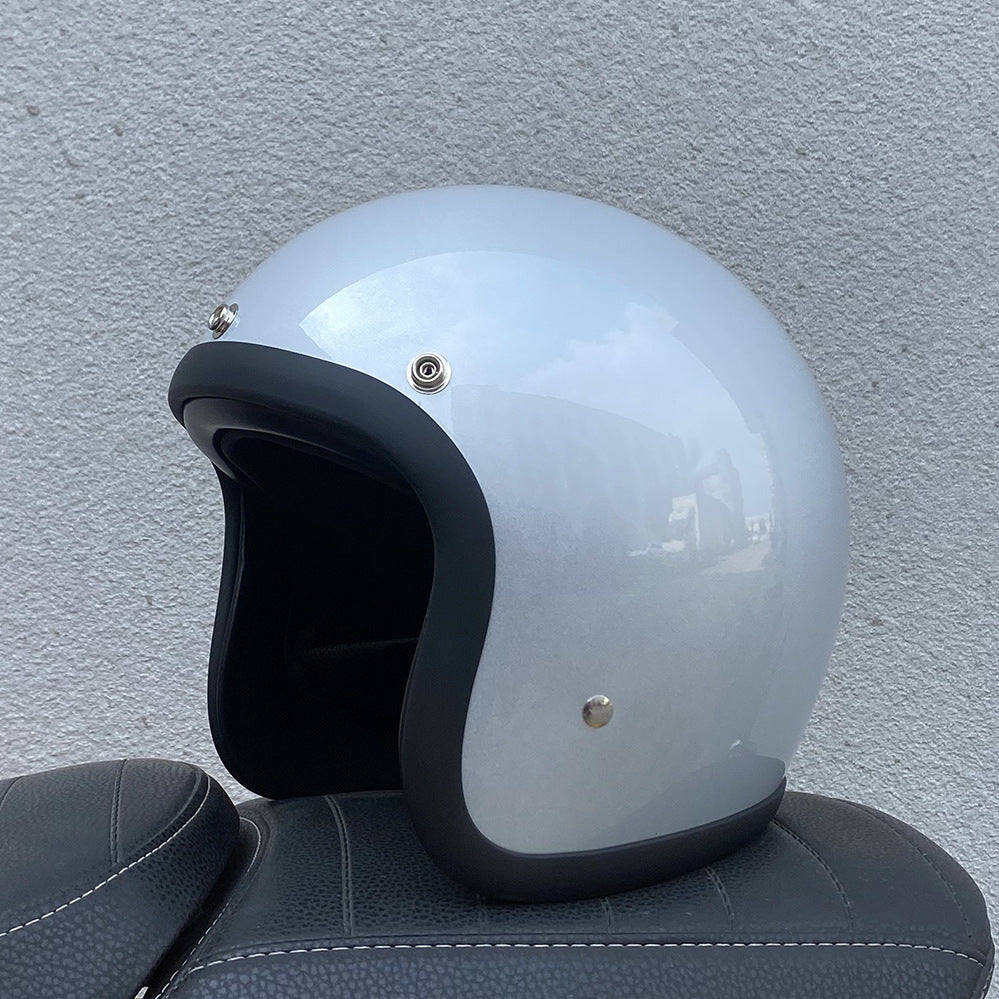 Helmet Men's And Women's Retro FRP Motorcycle