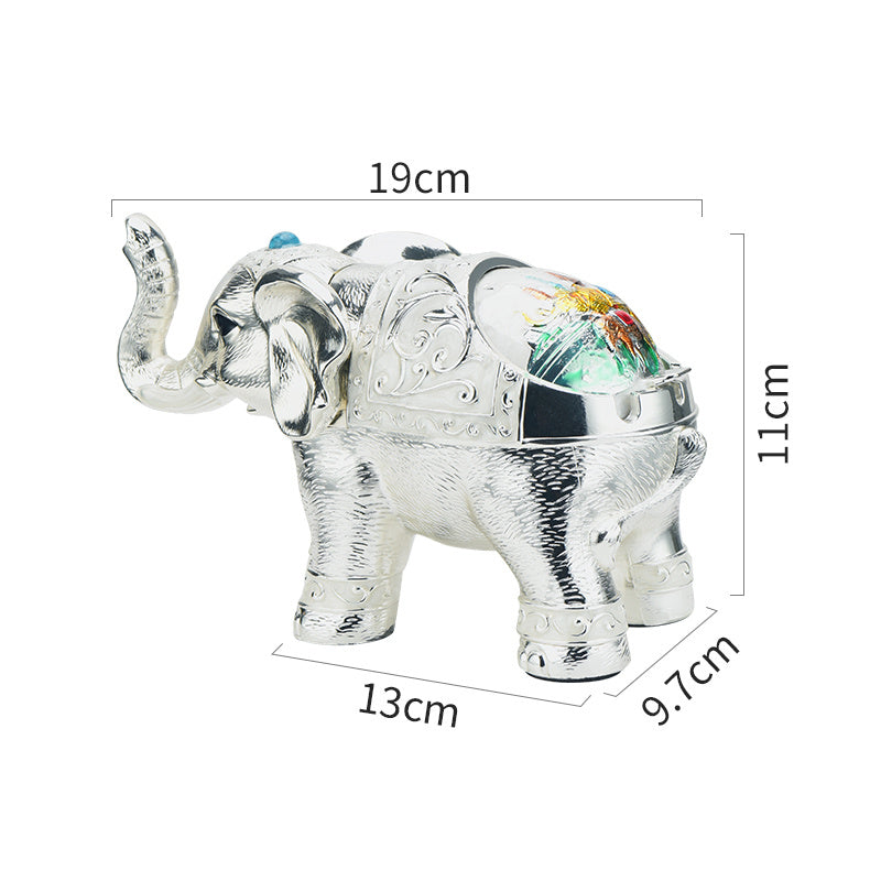 Retro Elephant Ashtray Creative Personality Trend Spherical Belt Cover