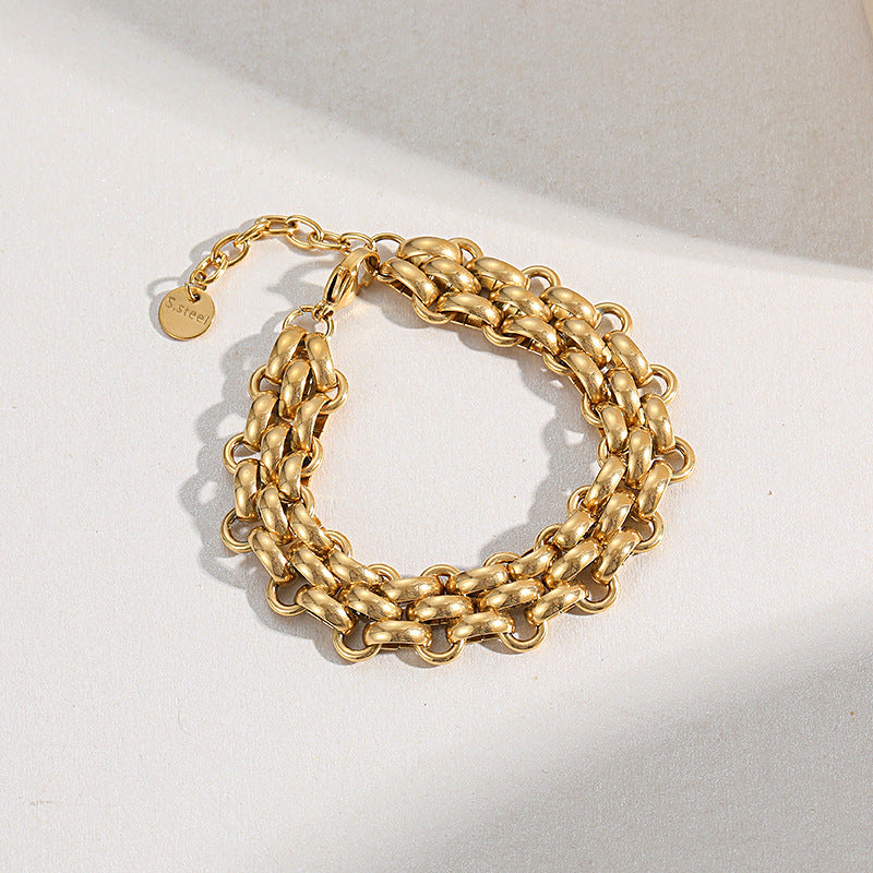Women's Statement Vintage Fashion Link Bracelet