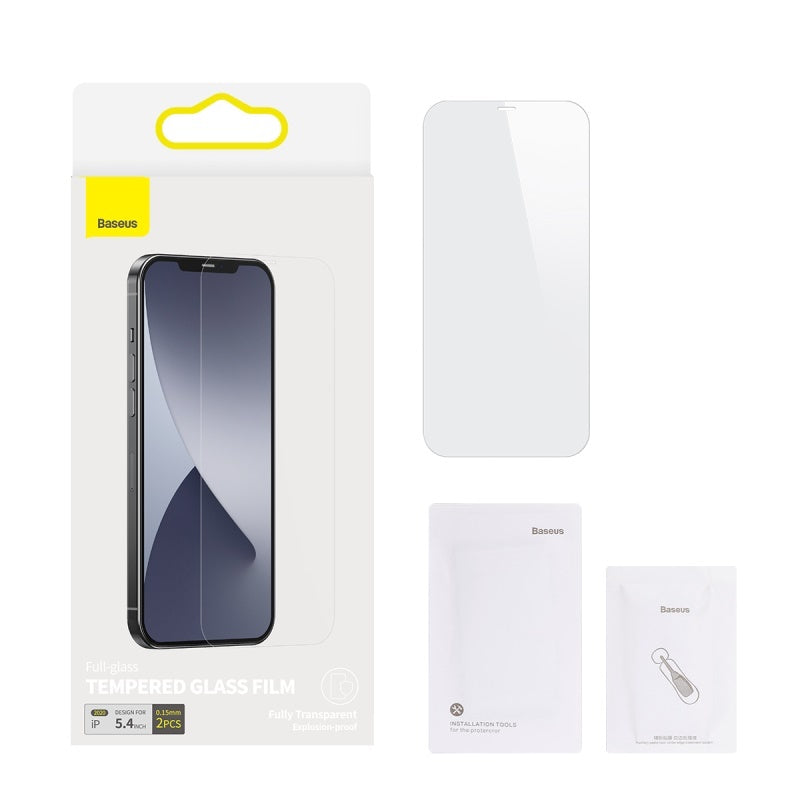 0.15mm Full Coverage Tempered Glass Film For IP 12 Mini 5.4inch