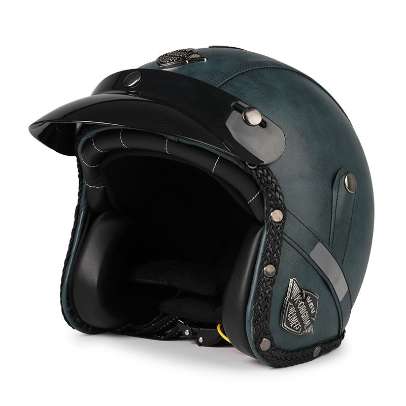 Casque de moto 3C certifié Rétro Voiture électrique