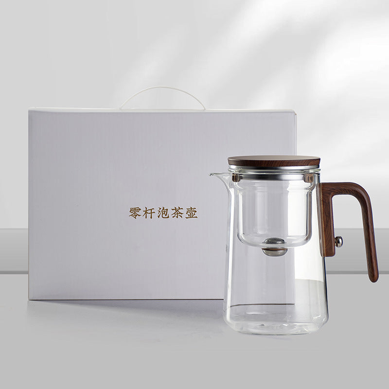 Rodless Teapot Tea And Water Separation Glass Liner Magnetic Suction Elegant Cup 800ml