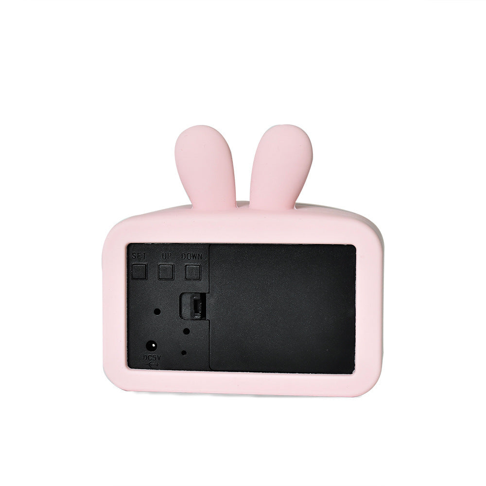 So Cute Creative Alarm Clock With Temperature Display