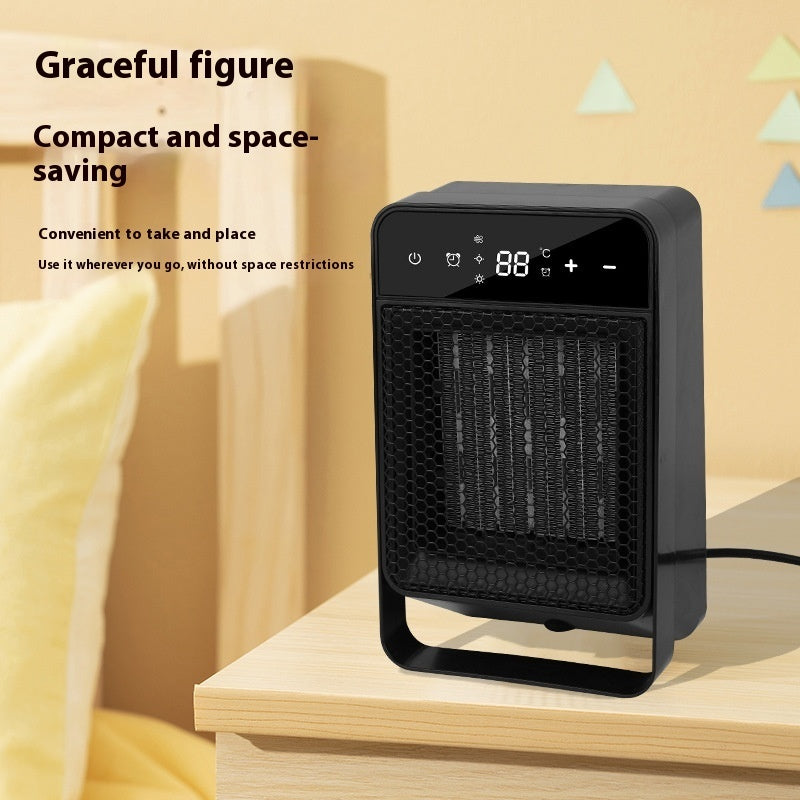 Chauffage électrique de bureau à écran tactile avec affichage numérique pour la maison et le bureau