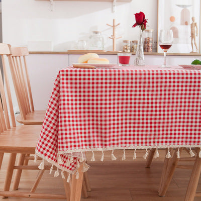 Simple Nordic Square Lace Tablecloth