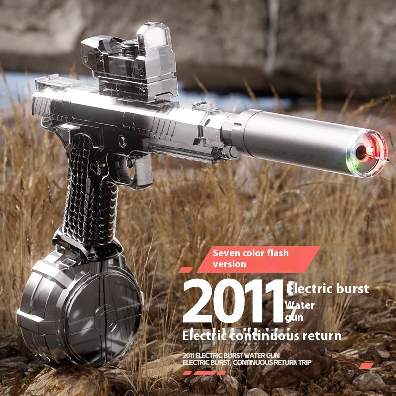 Electric With Light Water Gun Electric Continuous Hair Water Pistols